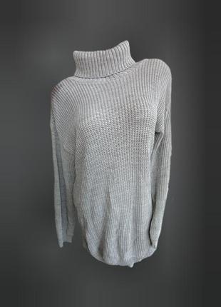 Сукня в'язана з високим воротом