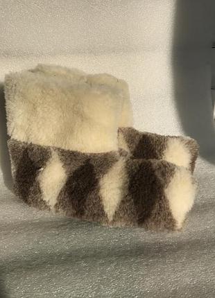 Чуні чоловічі з овечої вовни. розмір 43-45