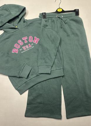 Костюм комплект худи штаны палаццо