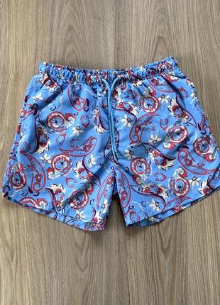 Мужские пляжные плавательные шорты с принтом primark