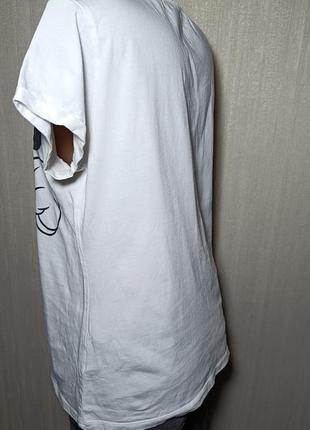 Футболка мінні маус. біла футболка з принтом мінні маус. розмір м - l3 фото