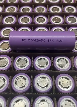Высокоемкий аккумулятор 21700 5000 mah 13 mom bak a03 23-24 год