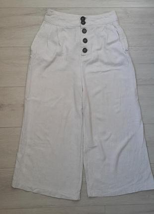 Брюки широкие stradivarius