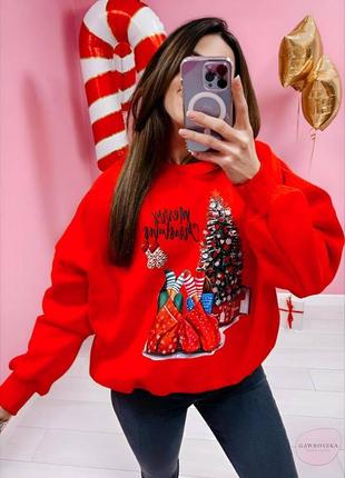 Новорічний жіночий світшот🎄merry christmas ☃️
