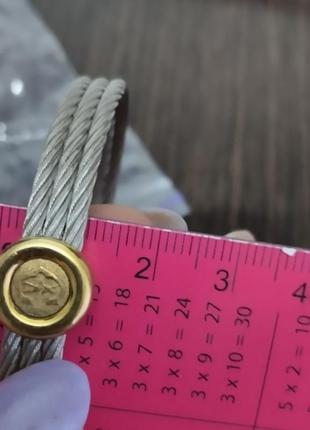 Philippe charriol браслет нержавеющая сталь в серебряном и золотом тоне