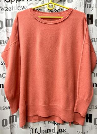 Свитер кашемировый, 100% кашемир,свободный крой s-xl