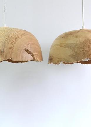 Світла люстра з нерівним краєм (1529) під замовлення7 фото