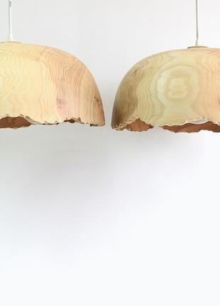 Світла люстра з нерівним краєм (1529) під замовлення8 фото