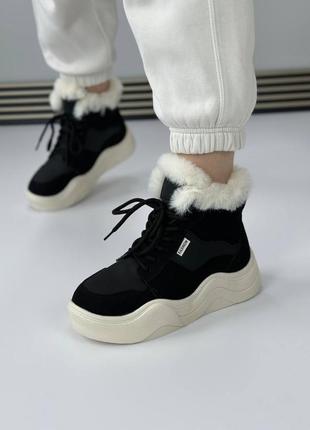 Стильные зимние кроссовки код 3626