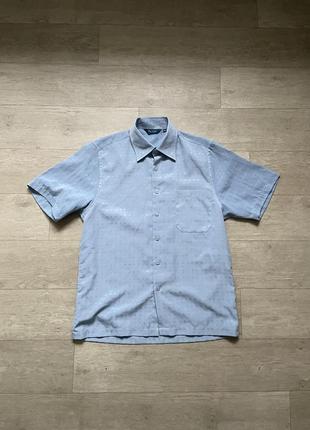 Сорочка блакитна м