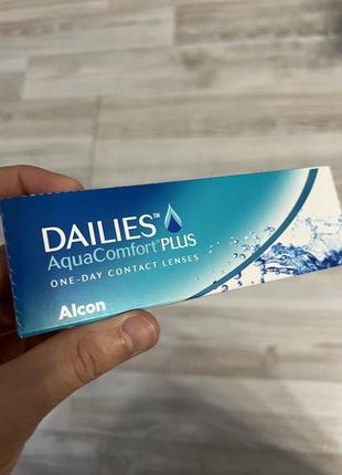 Контактні лінзи dailies aqua -2.5, 30шт.