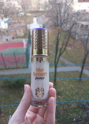 Праймер для обличчя ingrid cosmetics blur/matt primer/ база під макіяж