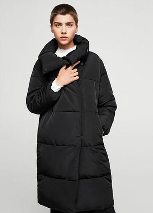 Теплий пуховик mango zara
