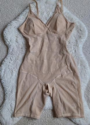 Коригуюча білизна, боді із сітки  шортами