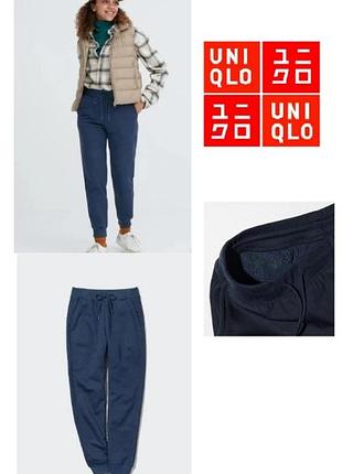 Женские джоггеры heattech на подкладке из шерпы uniqlo