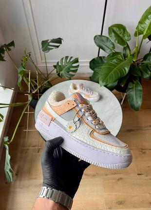 Зимові nike air force 1 shadow spruce aura fur ❄️
