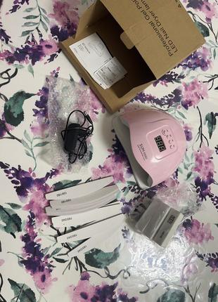 Лампа led nail dryer+подарунок