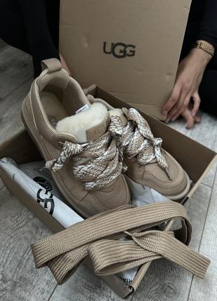Молочные ugg lowmel замшевые