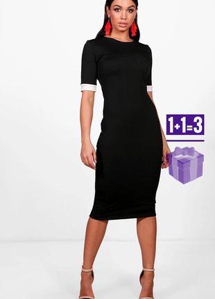 🥰 облегающее миди платье boohoo