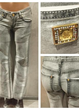 Roberto cavalli, шикарные стильные джинсы уникального бренда, made in italy