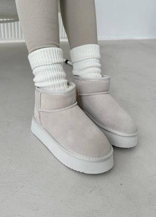 Уггі itts lights grey, жіночі уггі, зимові жіночі уггі