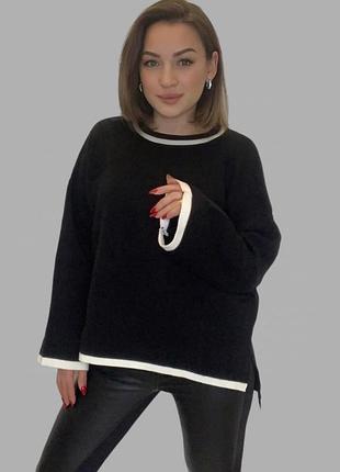 Свитер размер л-хл, машинная вязка, производства туречева