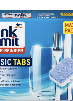 Таблетки для посудомоечной машины denkmit spülmaschinen-tabs classic, 65 st