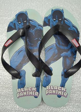 Шлепки марвел пантера black panther чорна пантера
