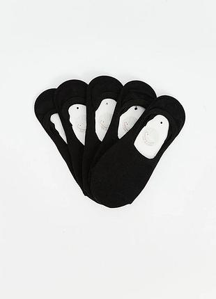 36-38/39-40 р новые фирменные носки женские черные следочки 5 пар lc waikiki вайкики носки жеncки