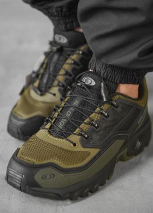 Зимние мужские термо кроссовки salomon масло