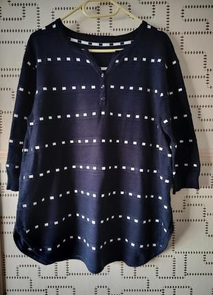 Свитерок женский, синий цвет, хлопковая шерсть