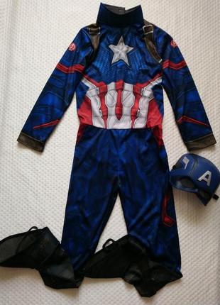 Карнавальний костюм капітан америка marvel captain america з маскою