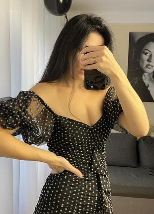 Сукня zara в горох😍 3