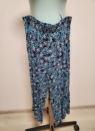 Гарні брендові трикотажні віскозні штани бріджі