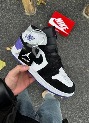 Зимние кроссовки nike air jordan retro 1