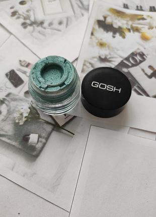 Рассыпчатые тени пигмент бирюзовые gosh azure