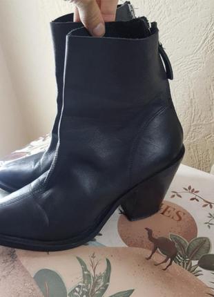 Черевики шкіра ботильйони topshop 38