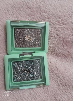 Тени kiko milano, отдушек 06 (коричневый), 05 (серый, зеленый черный)