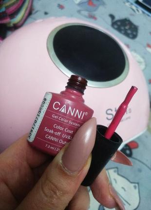 Гель лак для ногтей маджента canini