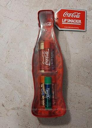 Набір бальзамів для губ coca cola,fanta,sprite