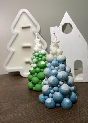 Новогодние свечи, новогодний декор