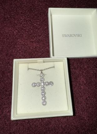 Крестик крест swarovski