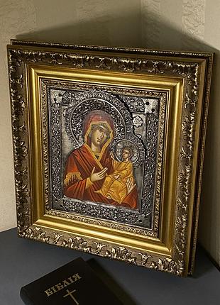 Большая серебряная икона