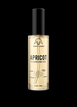 Абрикосова очищувальна олія для обличчя dirty lamb apricot cleansing oil 60 мл