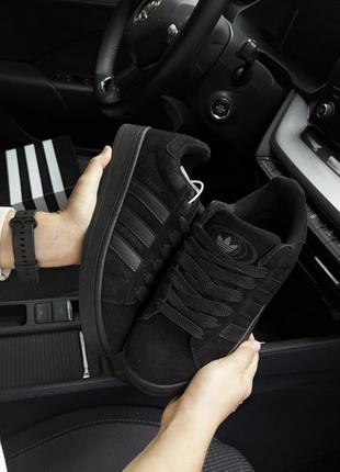 🔥чоловічі кросівки adidas campus чорні🔥
