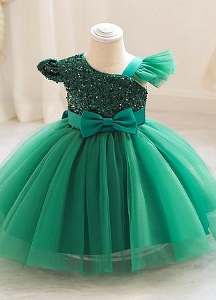 Нарядна святкова дитяча сукня для дівчинки2 фото