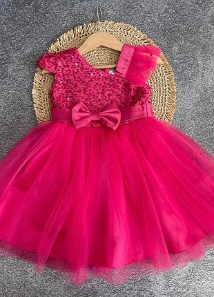 Нарядна святкова дитяча сукня для дівчинки6 фото