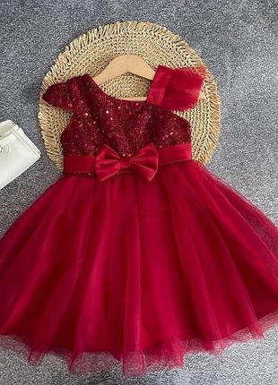 Нарядна святкова дитяча сукня для дівчинки10 фото