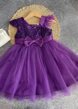 Нарядна святкова дитяча сукня для дівчинки5 фото
