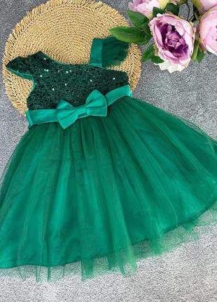 Нарядна святкова дитяча сукня для дівчинки3 фото